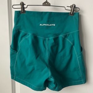 Alphalete 3” shorts, 14” length